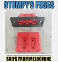 Flush Mount 3-Way Housing Panel with Pair of red 50A Anderson Plugs free postage on this item