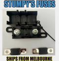 Black Heavy Duty Mega Fuse Holder with 2 x ANM Fuses