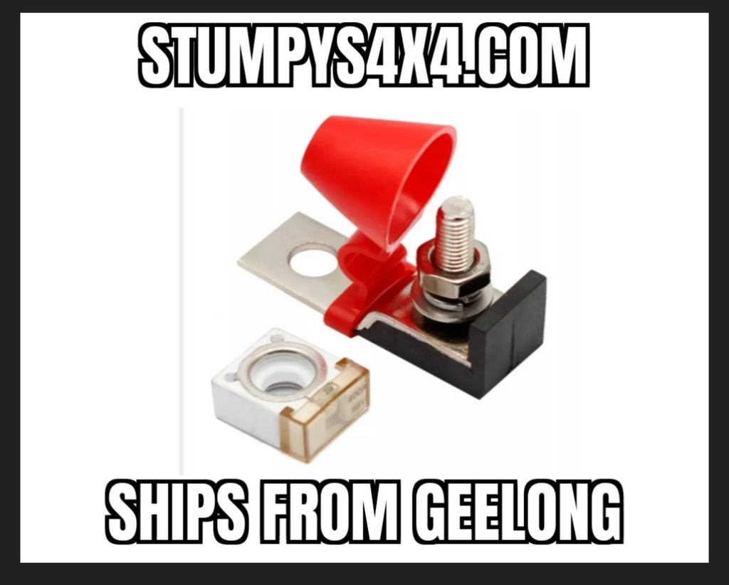 Marine Rated Battery Fuse Holders M8 Stud Kit with 1 Fuse Spend $30 and receive free postage