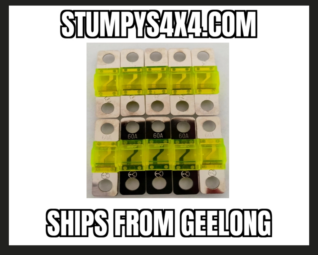 10-Pack 60A MIDI Fuses – Automotive, RV & Marine Grade spend $30 instore and receive free tracked postage