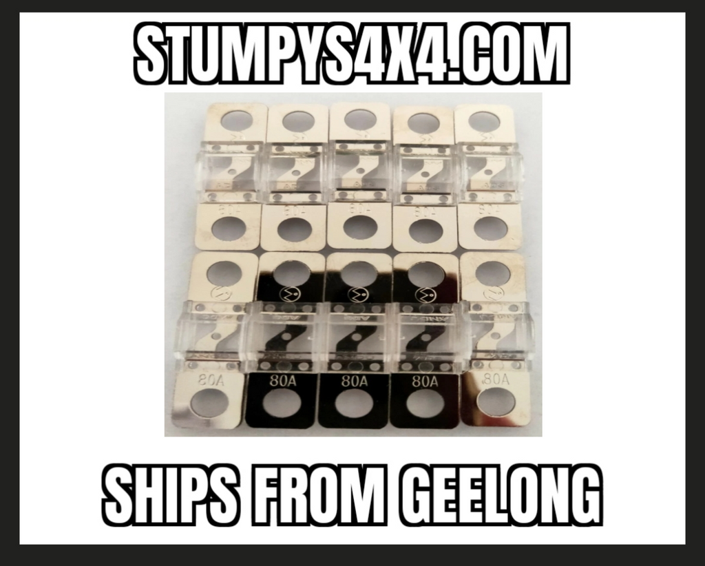 10-Pack 80A MIDI Fuses – Automotive, RV & Marine Grade spend $30 instore and receive free tracked postage