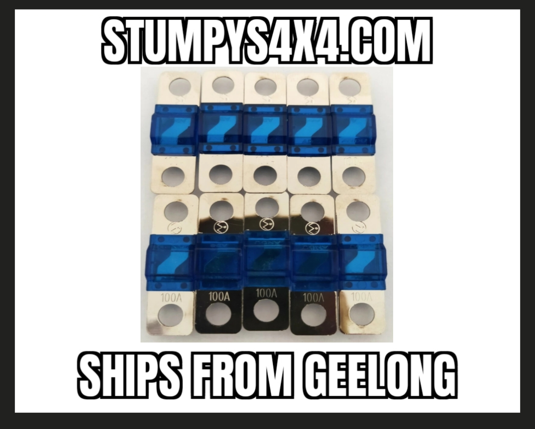 10-Pack 100A MIDI Fuses – Automotive, RV & Marine Grade spend $30 instore and receive free tracked postage
