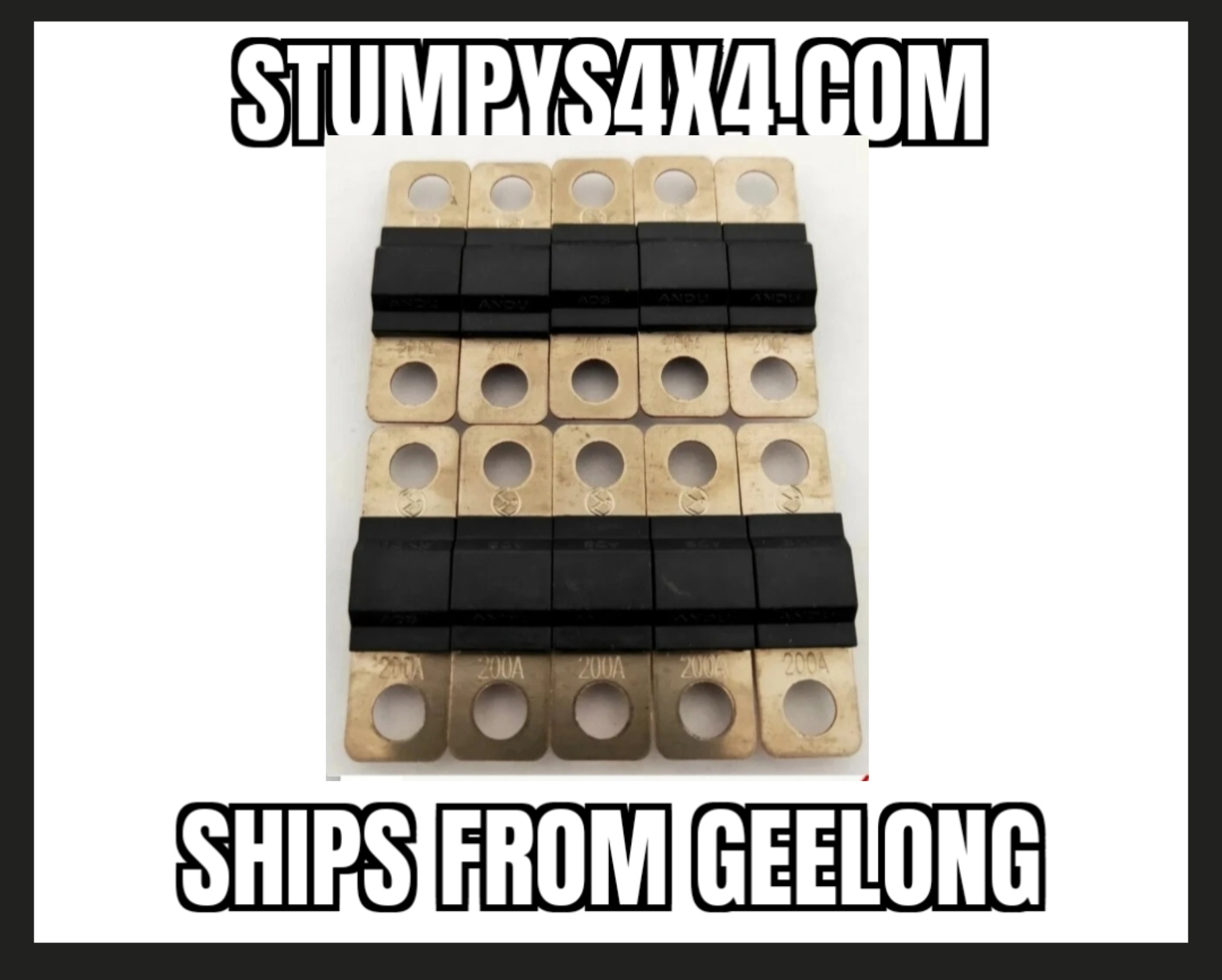10-Pack 200A MIDI Fuses – Automotive, RV & Marine Grade spend $30 instore and receive free tracked postage