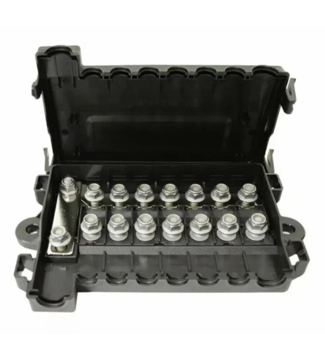 7 way MIDI Fuse Holder Kit with Mega Fuse Inlet | 12V/24V with fuses lugs and heat shrink free postage