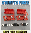Red Heavy Duty Mega Fuse Holders (2-Pack) with 3x ANM Fuses Spend $30 and receive free postage