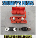 Red Heavy Duty Mega Fuse Holder with 2 x ANM Fuses Spend $30 and receive free postage