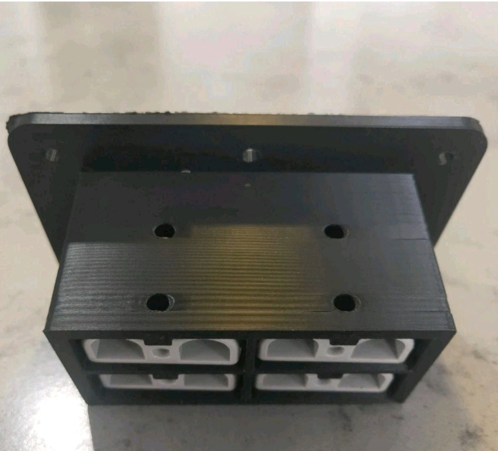 4 way 50A Anderson Style Plug Flush Mount Panel - Heavy-Duty 12V Bracket Spend $30 and receive free postage
