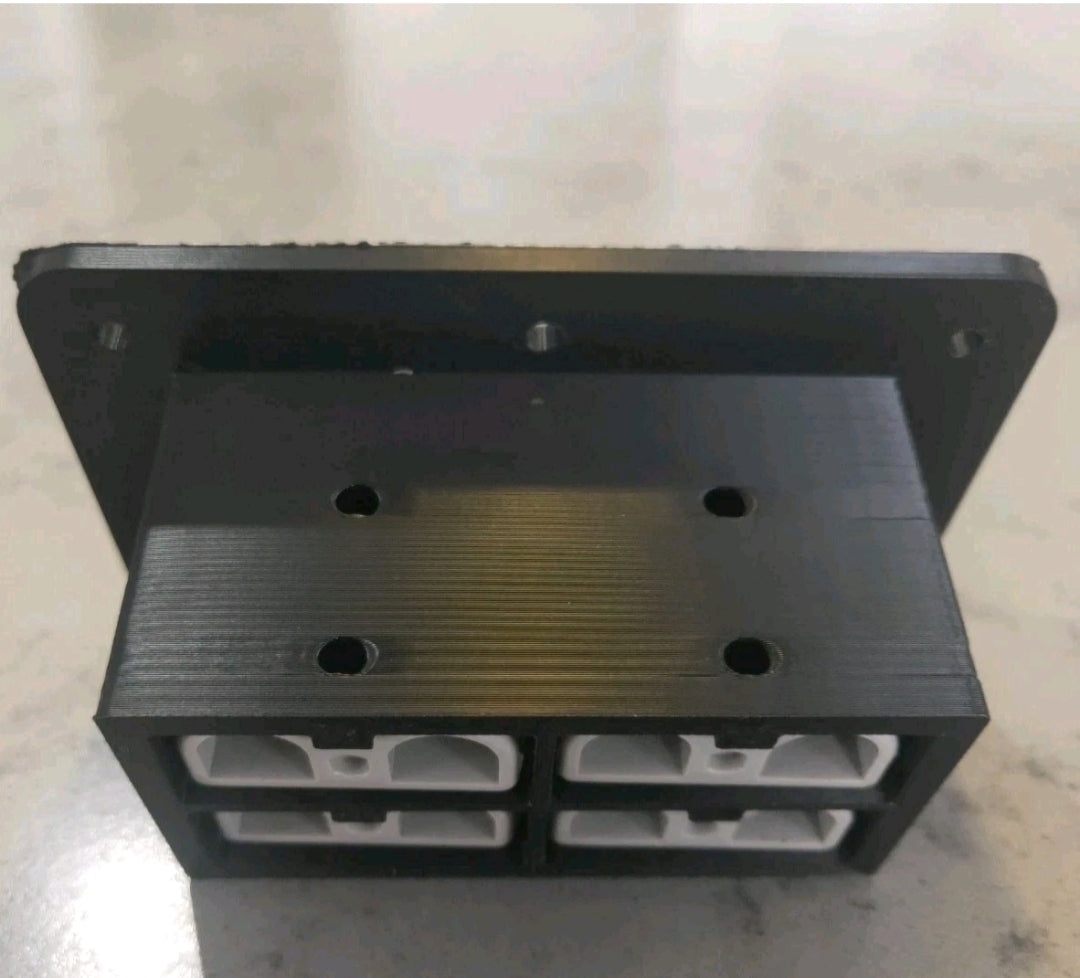 4 way 50A Anderson Style Plug Flush Mount Panel - Heavy-Duty 12V Bracket Spend $30 and receive free postage