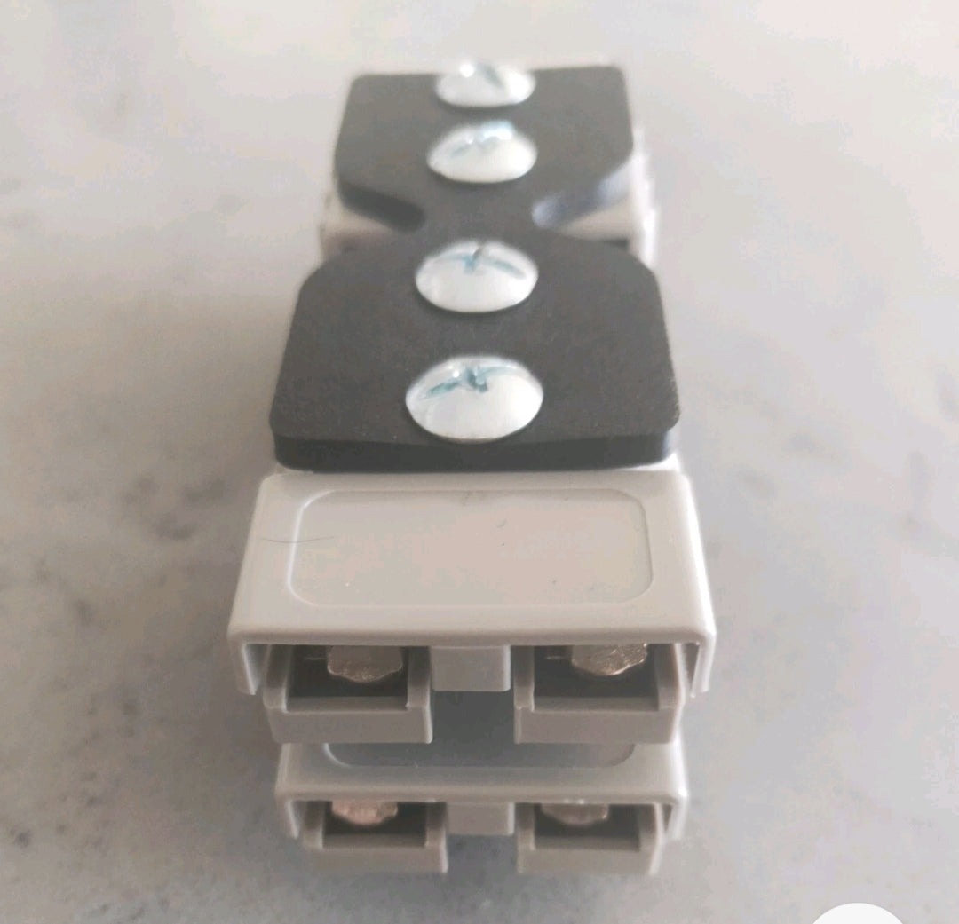 50 Amp Anderson Style Plug Double-to-Double Grey Mini Adaptor Spend $30 and receive free postage