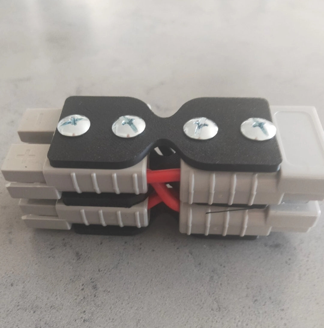 50 Amp Anderson Style Plug Double-to-Double Grey Mini Adaptor Spend $30 and receive free postage