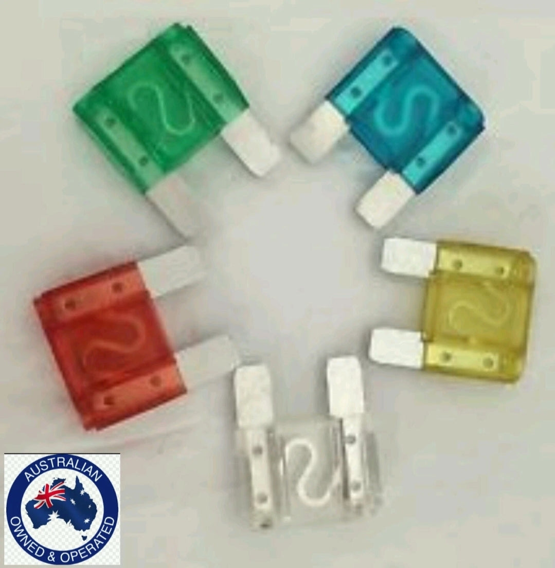 Maxi Blade Fuse 5 piece Assortment Kit | 20A - 100A Heavy-Duty Automotive Fuses for Cars, Trucks & RVs
