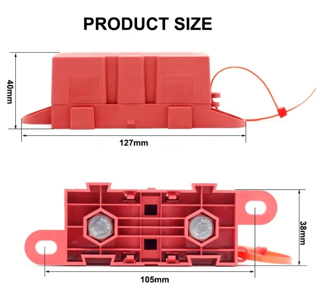 1 red Heavy Duty Mega Fuse Holder  Spend $30 and receive free postage (Copy)
