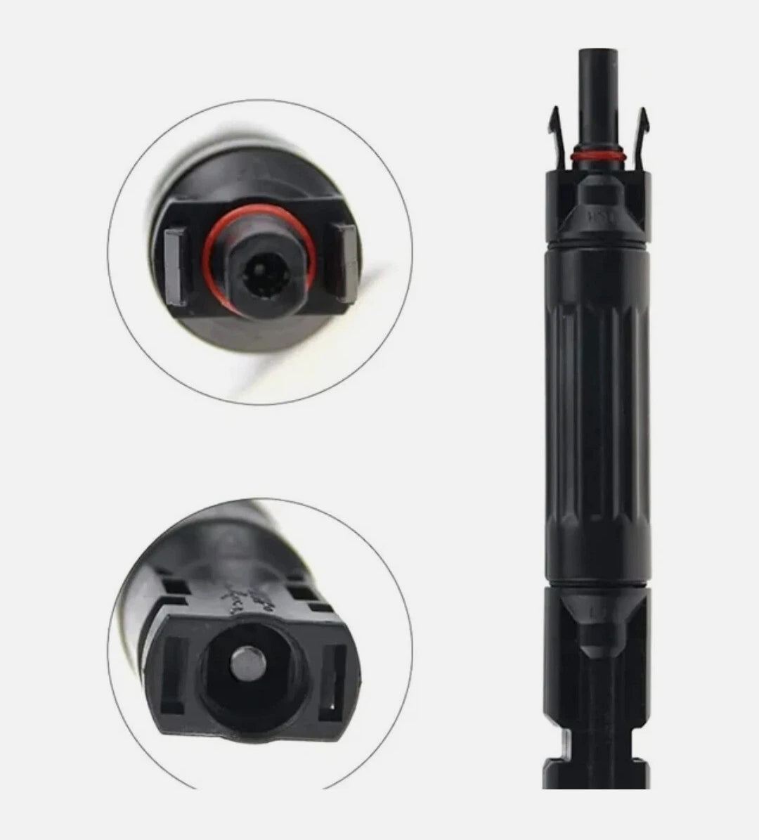 MC4 Waterproof Inline Fuse Holder with Replaceable Solar PV Fuse (1000V DC) 10,15,20 and 30 amp available