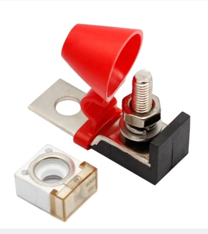 Marine Rated Battery Fuse Holders M8 Stud Kit with 1 Fuse Spend $30 and receive free postage (Copy)