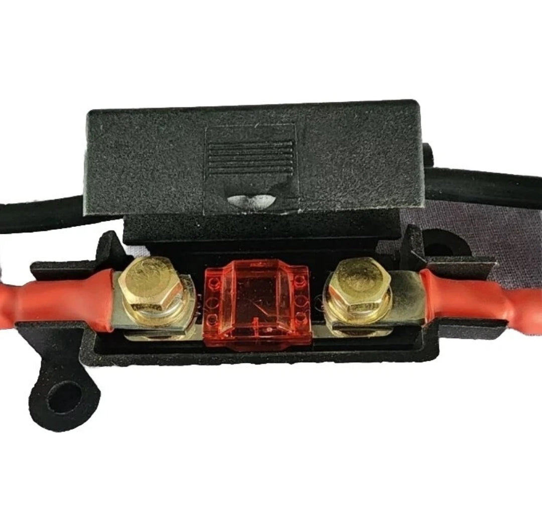 50A Anderson to Anderson Adapter Cable with 50A Inline Midi Fuse – Heavy Duty 8 AWG