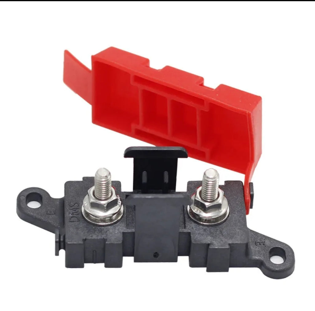 1 to 7 -Way MIDI Fuse Holder Distribution Block – 200A Heavy Duty Multi-Pole Power Distribution Kit