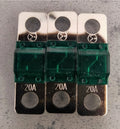 3-Pack 20A MIDI Fuses | 20 Amp Bolt-Down Automotive Fuses