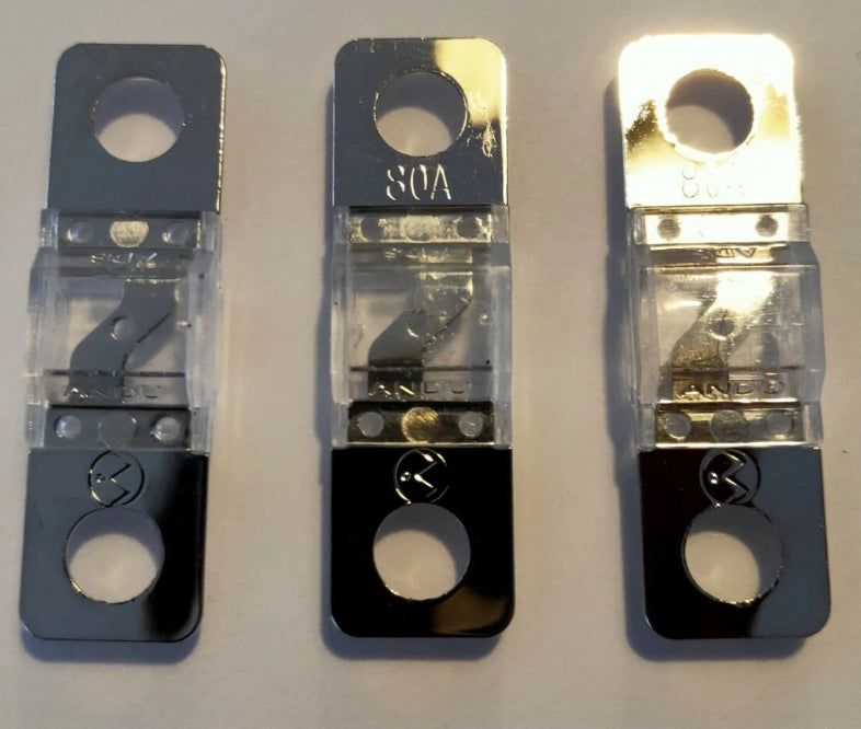 3-Pack 80A MIDI Fuses | 80 Amp Bolt-Down Automotive Fuses